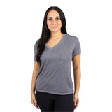 Solid Heathered Vneck Tee - Denny's