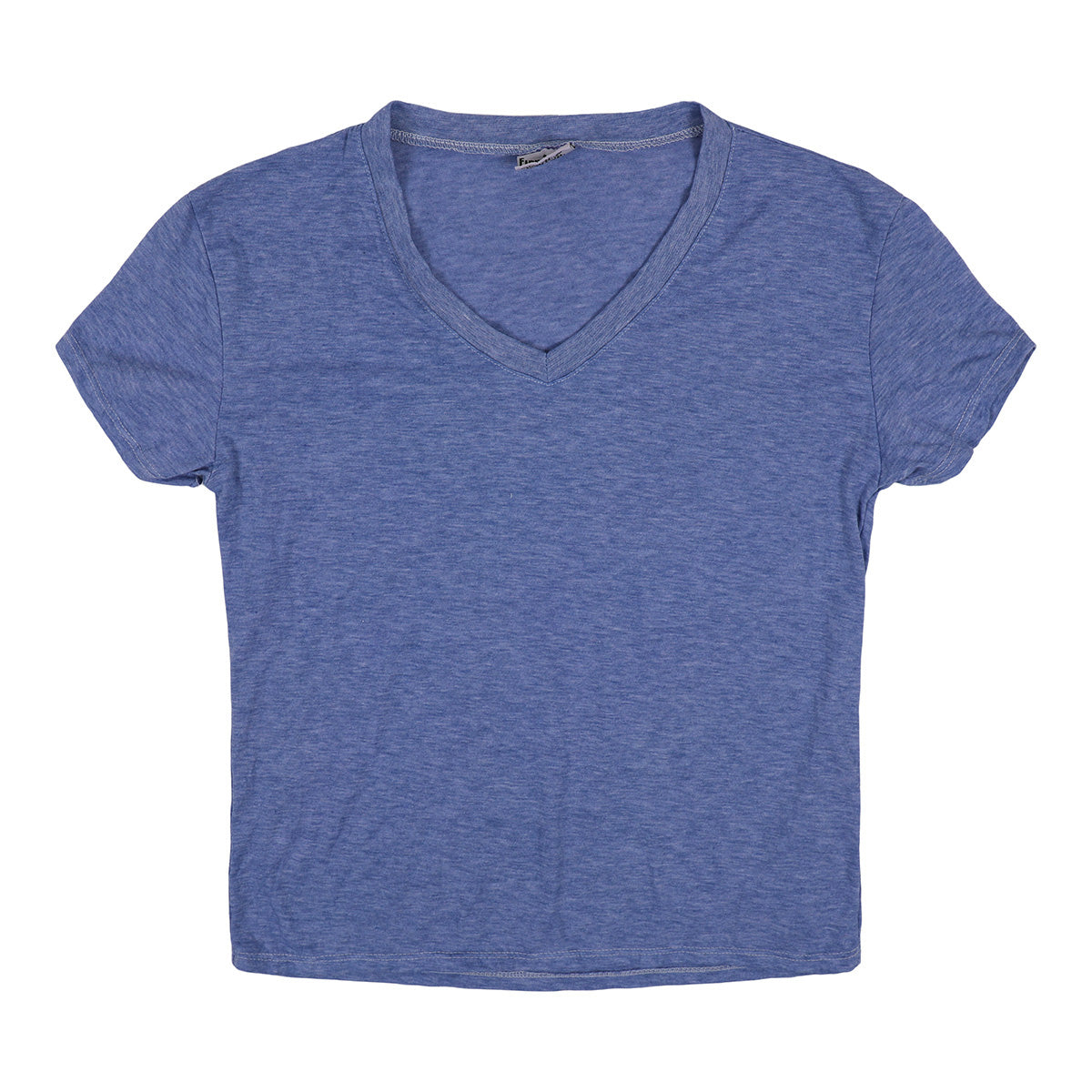 Solid Heathered Vneck Tee - Denny's