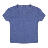Solid Heathered Vneck Tee - Denny's
