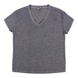 Solid Heathered Vneck Tee - Denny's