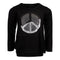 Long Sleeve Angle Top with Peace Sign - Denny's