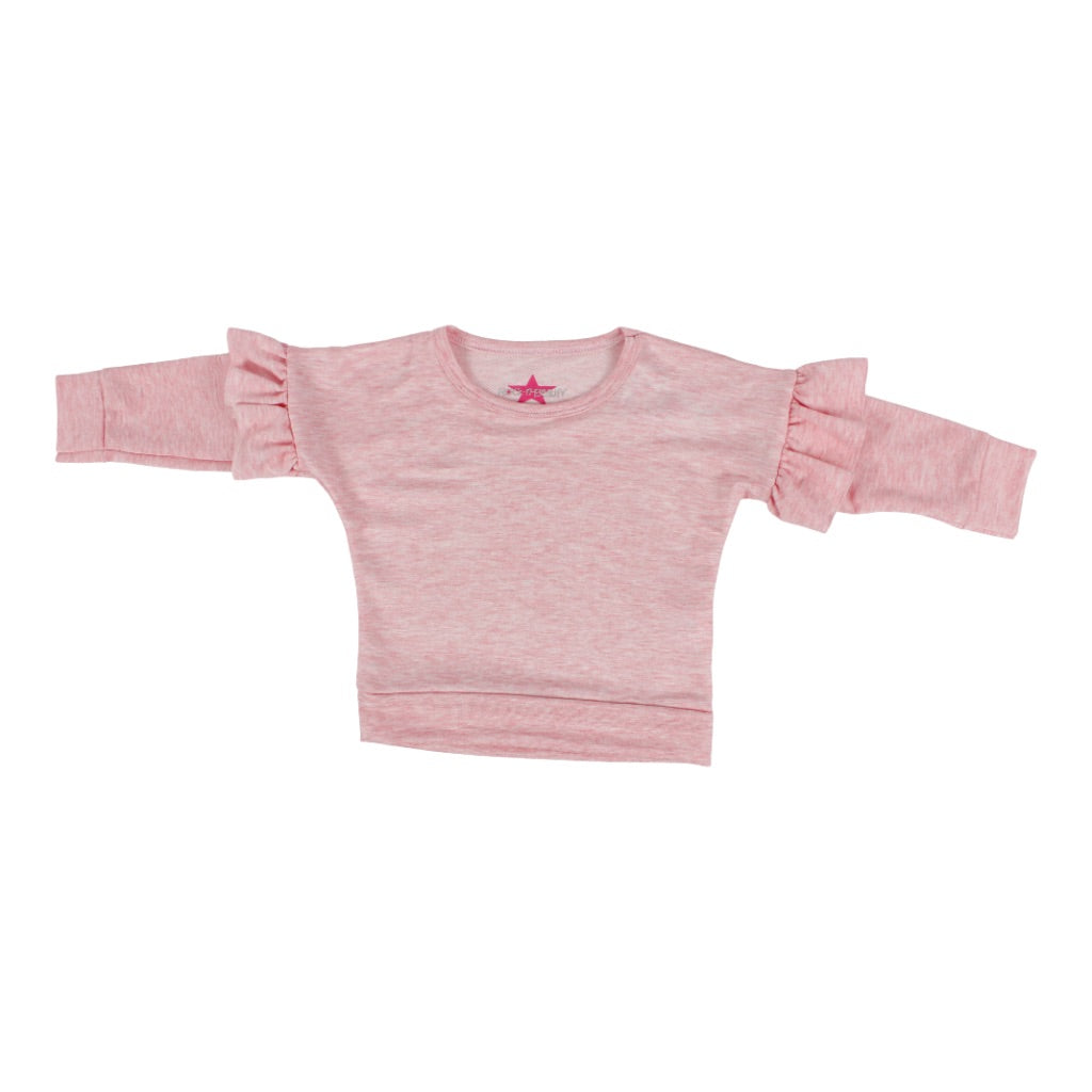 French Terry Ruffle Sweatshirt - Denny's
