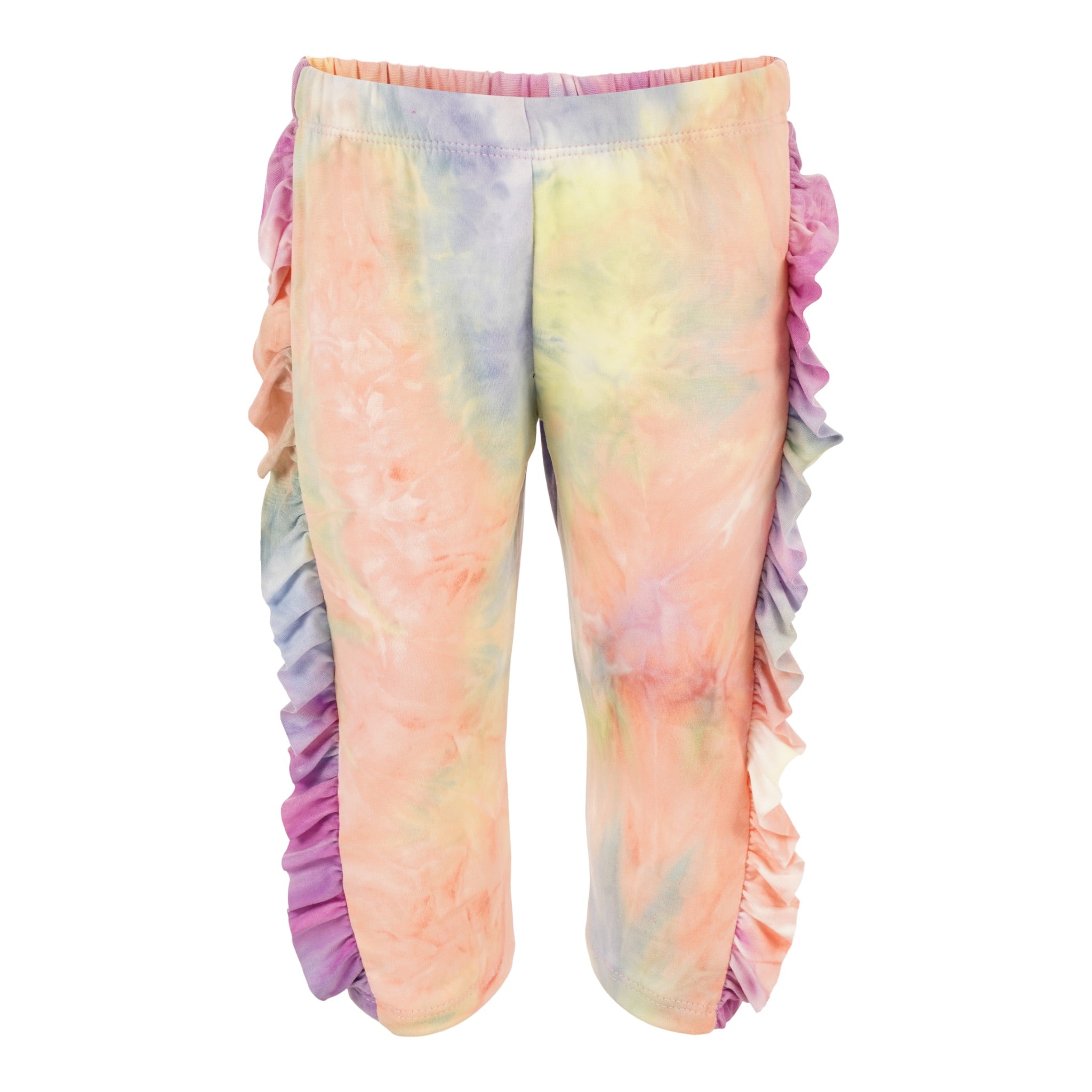 Tie Dye Sweatpant with Ruffle - Denny's