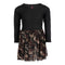 Long Sleeve Dress with Camo Tulle - Denny's
