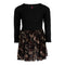 Long Sleeve Dress with Camo Tulle - Denny's