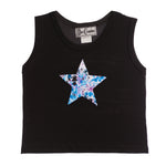 Splatter Star Crop Tank - Denny's