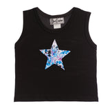 Splatter Star Crop Tank - Denny's