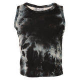 Allover Tie Dye Crop Tank - Denny's
