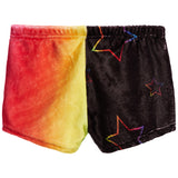 Rainbow Stars Fuzzy Lounge Shorts - Denny's