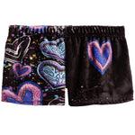 Swiggle Heart Fuzzy Lounge Shorts - Denny's