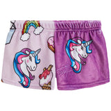 Cool Unicorns Fuzzy Lounge Shorts - Denny's