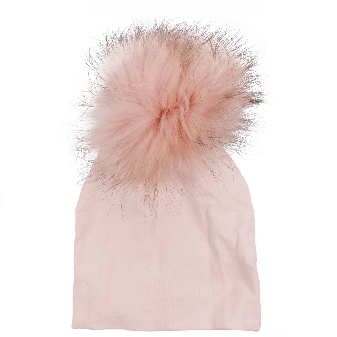 Cap Pale Pink Pom - Denny's