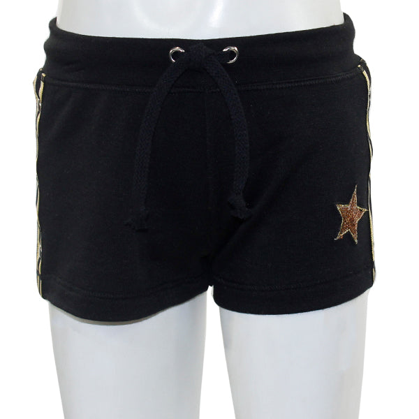 Short with Gold Snap Down Side and Gold Star - Denny's