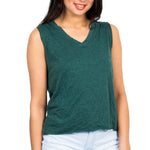 Sleeveless V neck Tank - Denny's