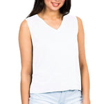 Sleeveless V neck Tank - Denny's