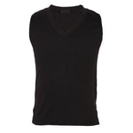 V-Neck Side Slit Tank - Denny's