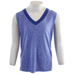 V-Neck Side Slit Tank - Denny's