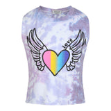 Heart Love Wing Hoodie Muscle Tee - Denny's