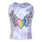 Heart Love Wing Hoodie Muscle Tee - Denny's