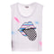 Checkered Tongue Spray Paint Tank - Denny's