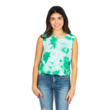 Cloud Tie Dye Crop Tank - Denny's
