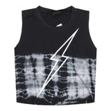 White Bolt Dip Dye Tank - Denny's