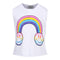 Rainbow & Ombre Squiggle Smileys Muscle Tee - Denny's