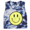 Yellow Smiley Tie Dye Tank - Denny's