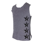 Tank with Black Stars Down Side - Denny's
