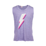 Muscle Tank w Neon Bolt - Denny's