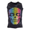 Muscle Tee with Neon Skull and Splatter - Denny's