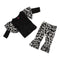 2pc Ruffle Cheetah Sleeve Bell Pant Set - Denny's