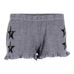 Ruffle Short with Black Star - Denny's