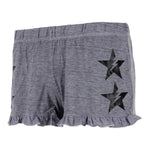 Ruffle Short with Black Star - Denny's