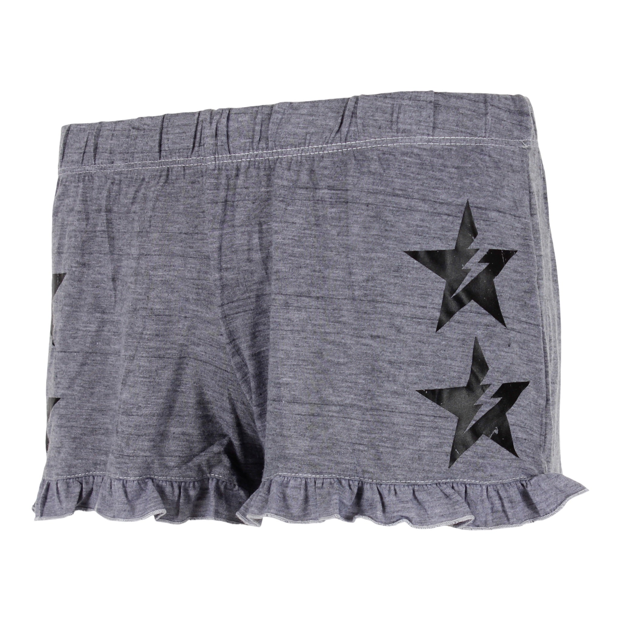 Ruffle Short with Black Star - Denny's