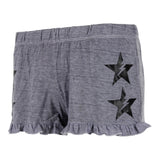 Ruffle Short with Black Stars - Denny's