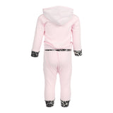 2pc Grey Leopard Hoodie Set - Denny's