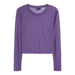 Long Sleeve Crop Top - Denny's