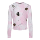 Leopard Star & Heart Splatter Top - Denny's