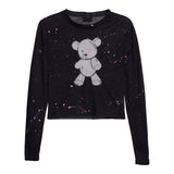 Bear Splatter Top - Denny's
