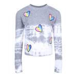 Ombre Heart Tie Dye Alex Tee - Denny's
