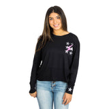 Multi Stars & Pink Bolt  Crop Tee - Denny's