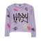 Happy Spray & Splatter Crop Tee - Denny's