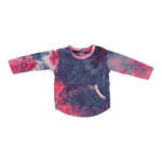 Pink & Blue Tie Dye Pocket Tunic - Denny's