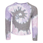 Dreamer Tie Dye Long Sleeve Cropped Shirt - Denny's