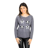 Stars and Skull Thumbhole Shirt - Denny's