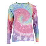 Long Sleeve Road Trip Tie Dye Thumbhole Crew - Denny's