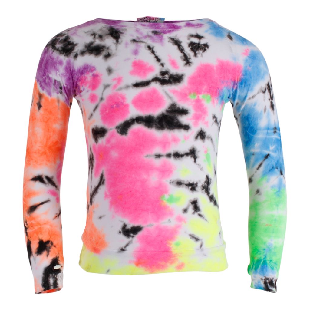 Long Sleeve Black Label with Neon Tie Dye - Denny's