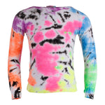 Long Sleeve Black Label with Neon Tie Dye - Denny's