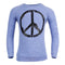 Long Sleeve Banded Top with Peace - Denny's